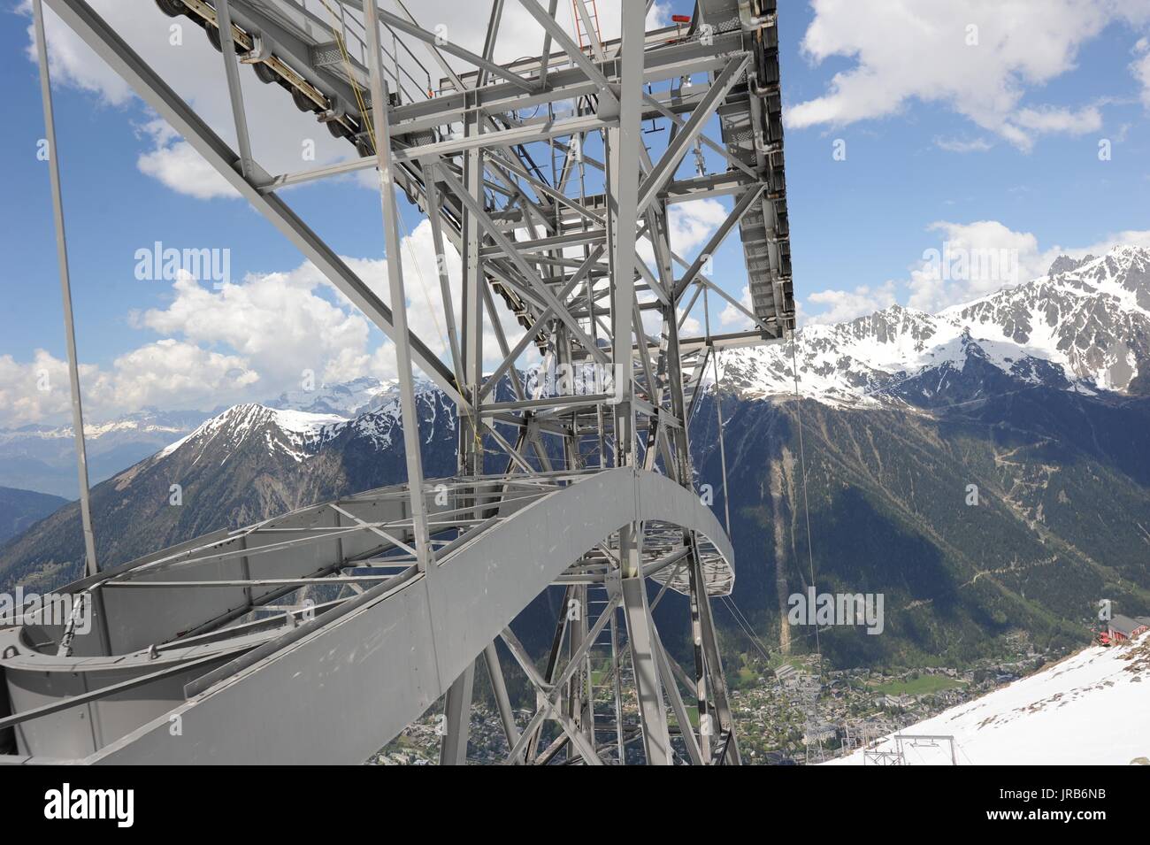 Mont Blanc, alpi svizzere Foto Stock