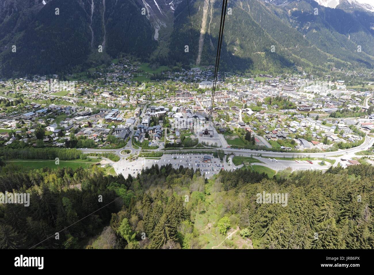 Mont Blanc, alpi svizzere Foto Stock