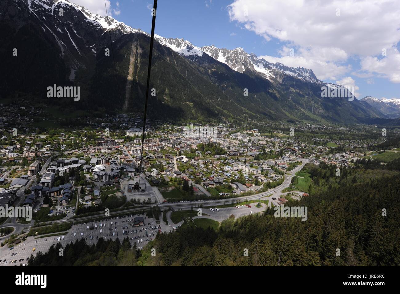 Mont Blanc, alpi svizzere Foto Stock