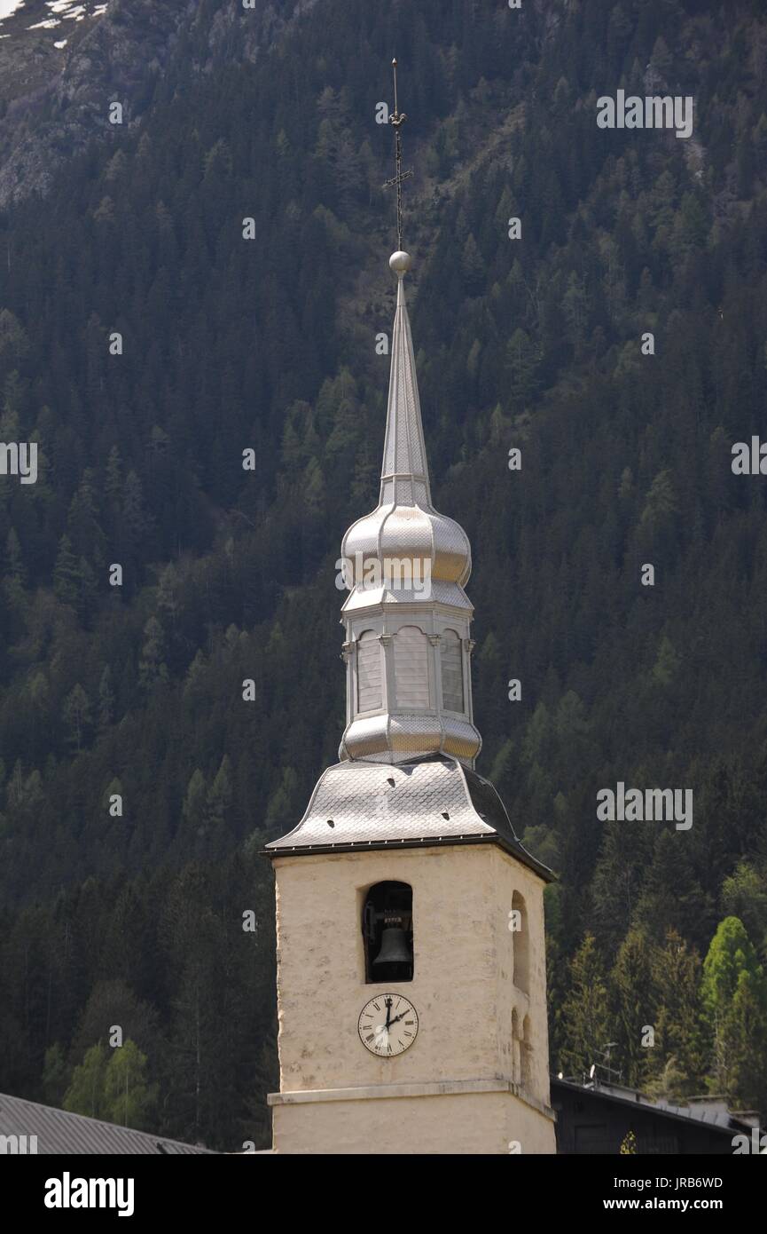 Mont Blanc, alpi svizzere Foto Stock