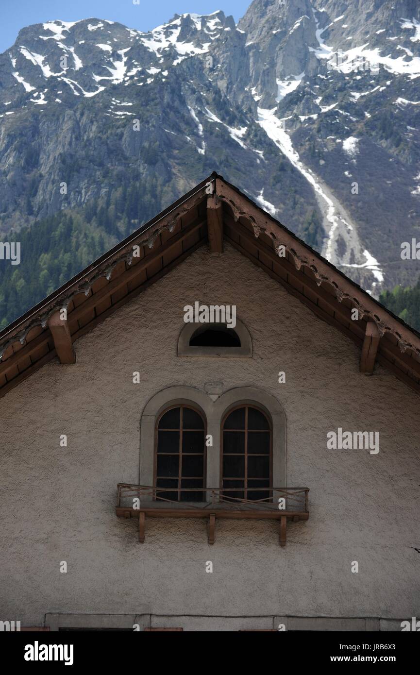 Mont Blanc, alpi svizzere Foto Stock