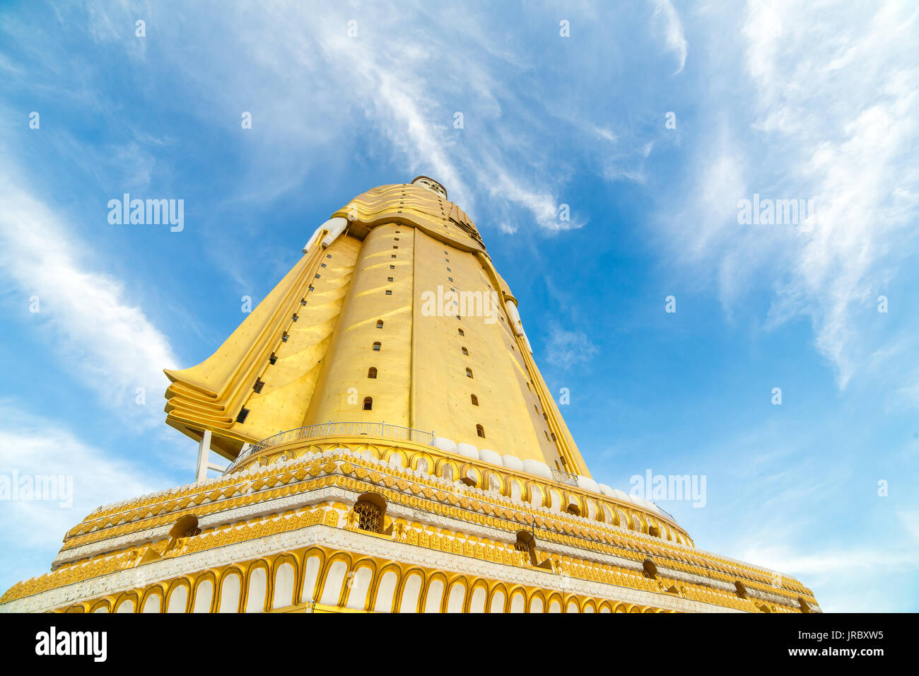 Laykyun Sekkya in Monywa, Myanmar. Bodhi Tataung statua di Budda è il secondo più alto statua nel mondo. Foto Stock