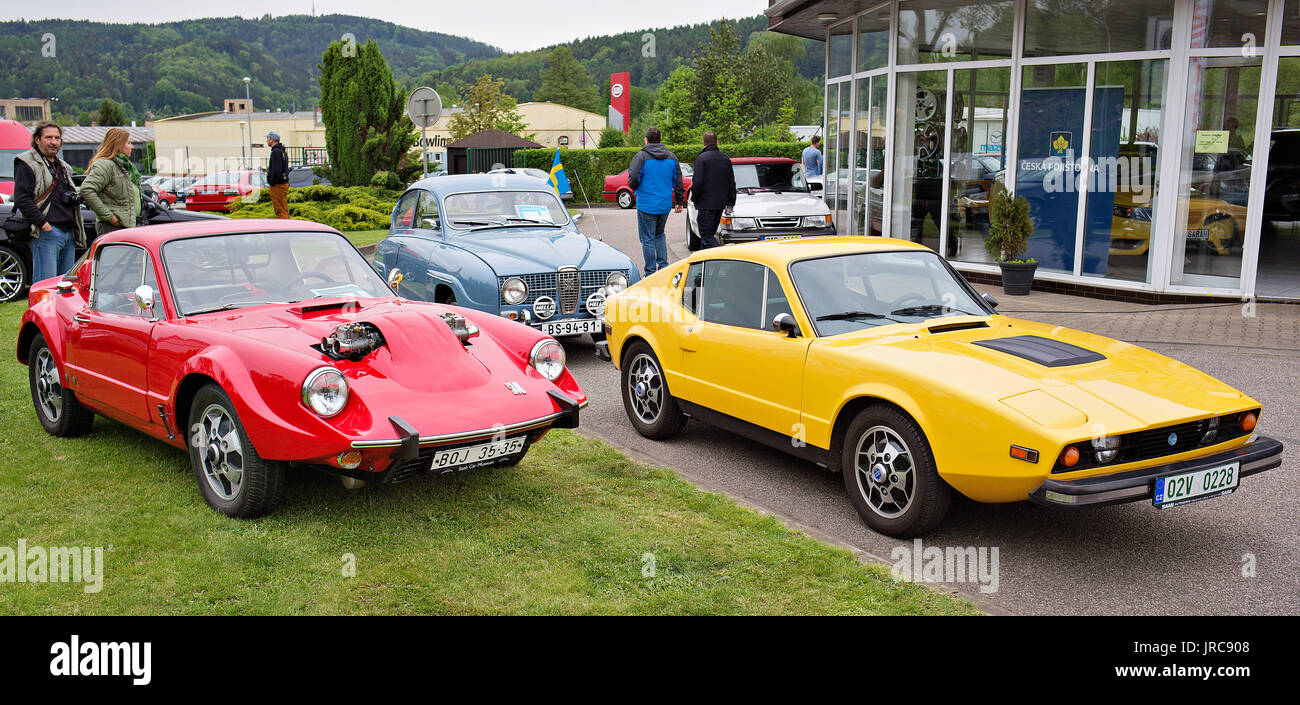 Saab Sonet II V4, Saab Sonet III V4, Saab 96 Foto Stock