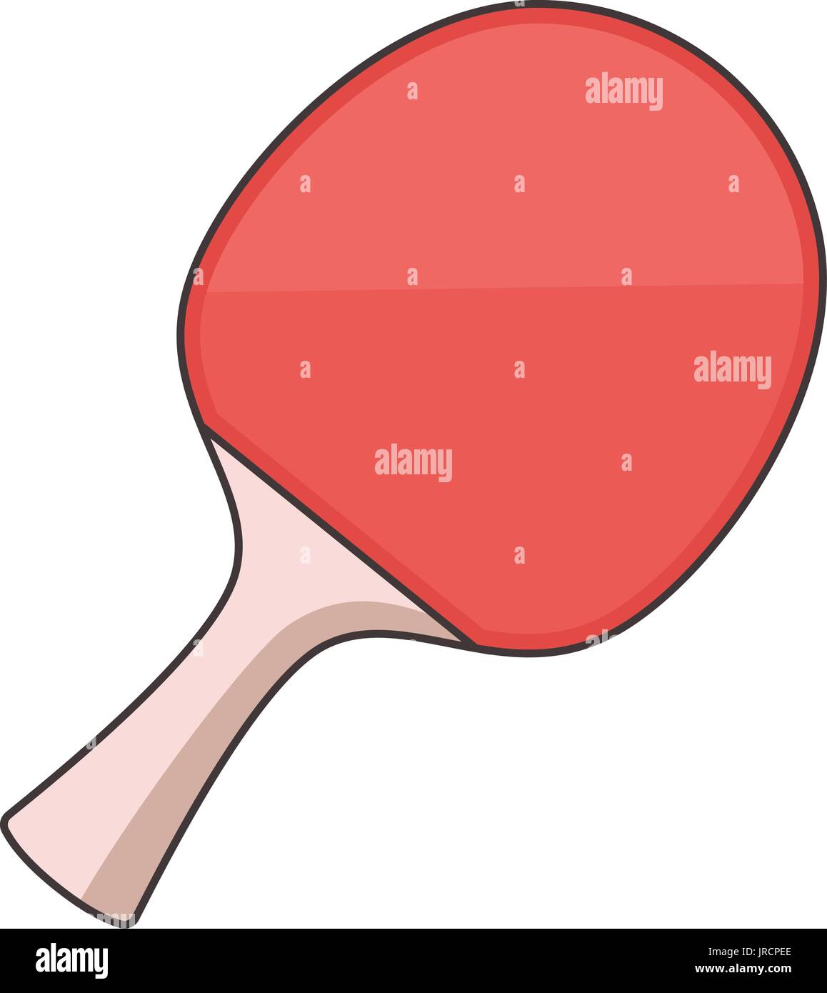 Ping pong icona paddle, stile cartoon Illustrazione Vettoriale