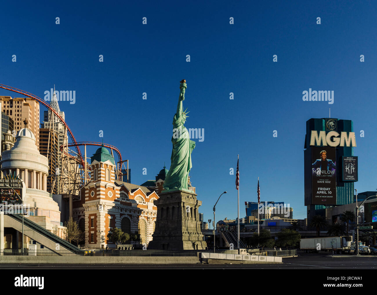 Las Vegas New York City Hotel Foto Stock