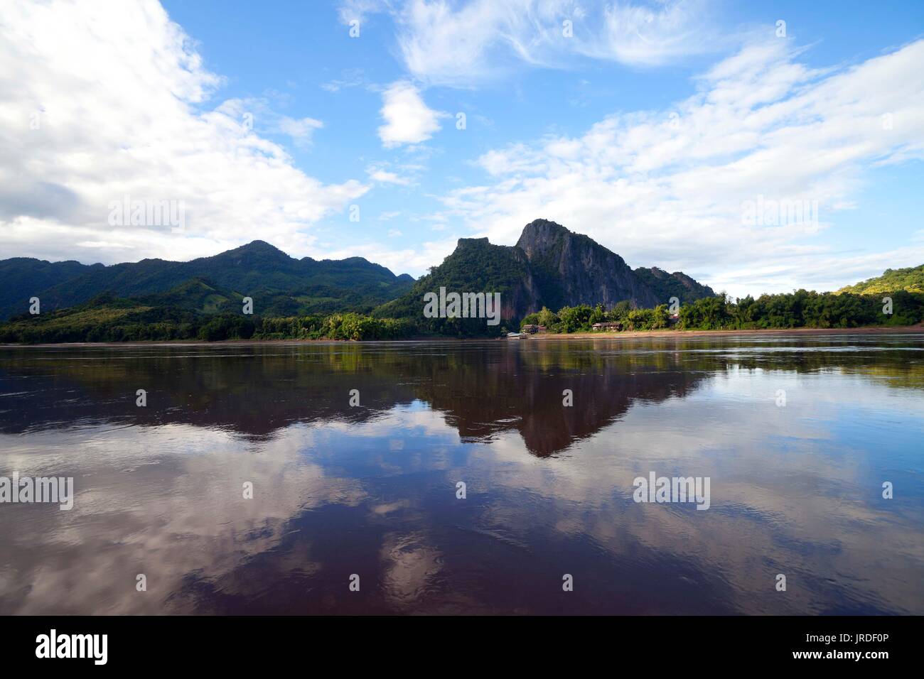 Visite turistiche, Nam Ngum, Laos, Foto Stock