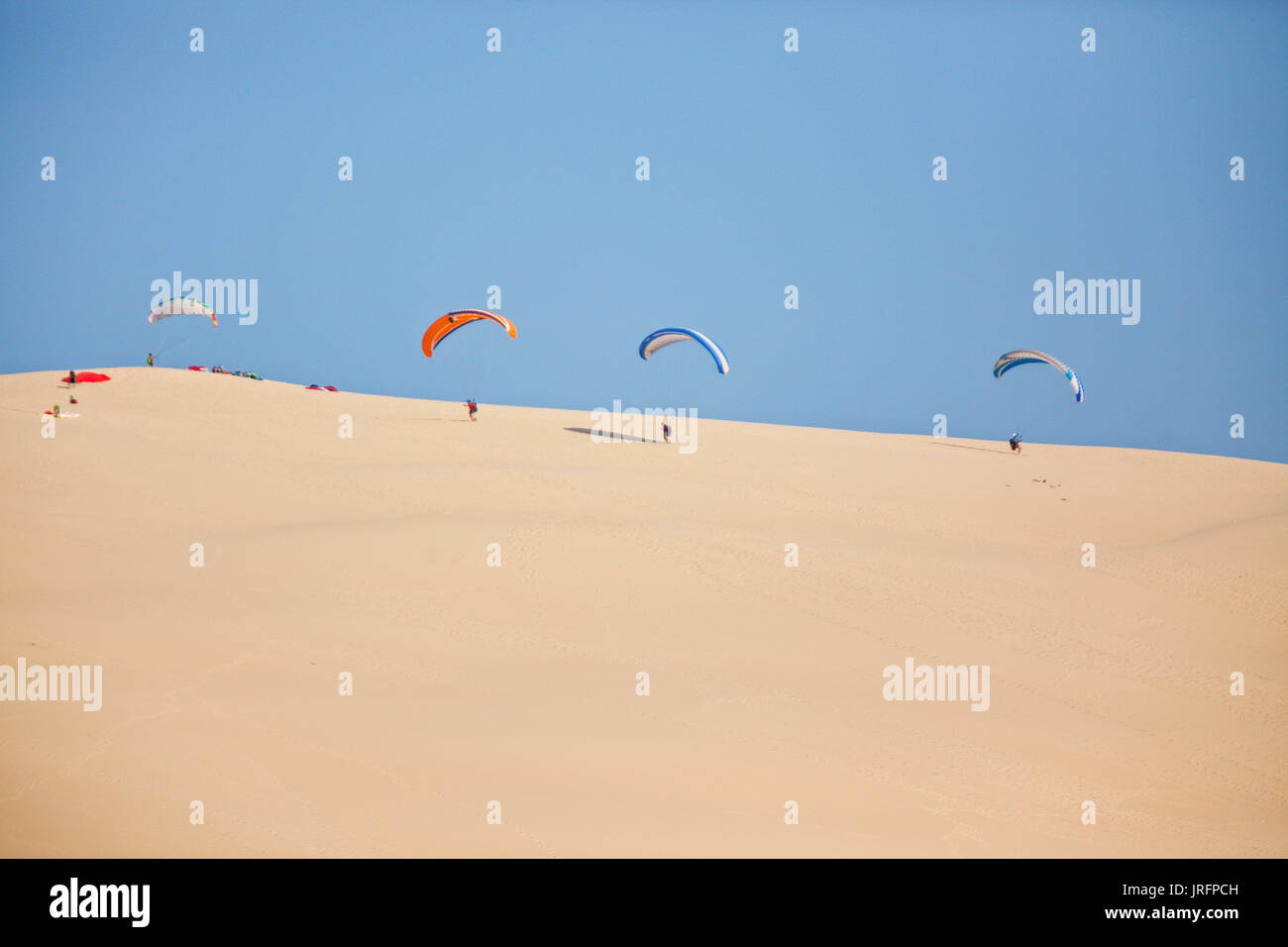 Baia di Arcachon (in francese, il Bassin d'Arcachon e localmente conosciuta semplicemente come "Le Bassin') è una baia dell'Oceano Atlantico sulla costa sudoccidentale di Fran Foto Stock