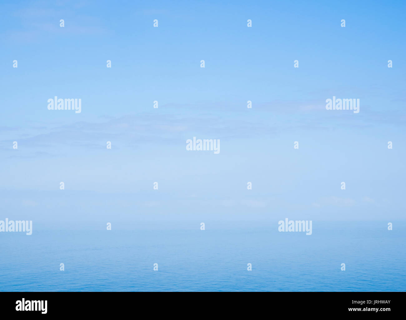 Nebbia sul Mar Baltico Foto Stock