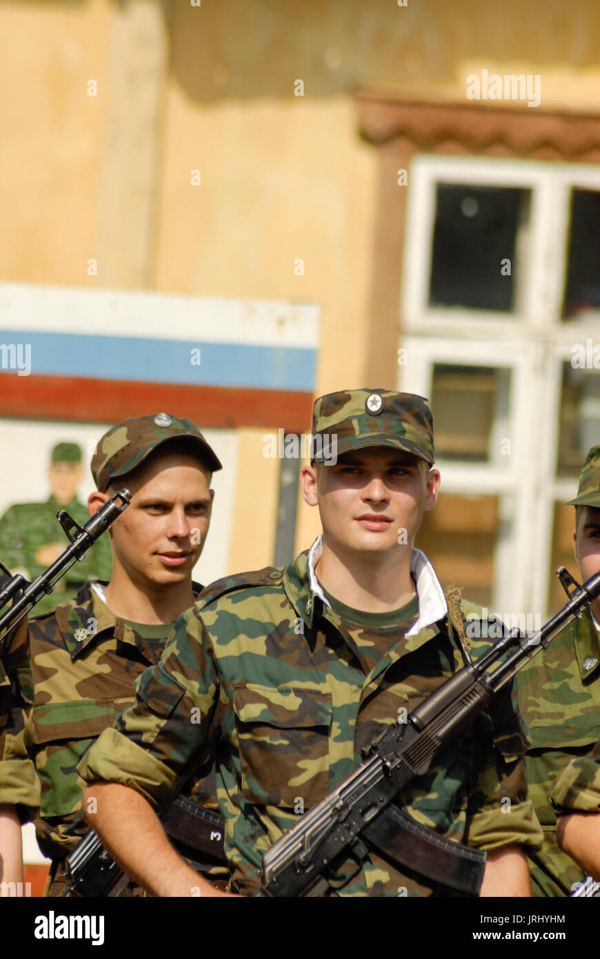 Esercito Russo giuramento militare Foto stock - Alamy