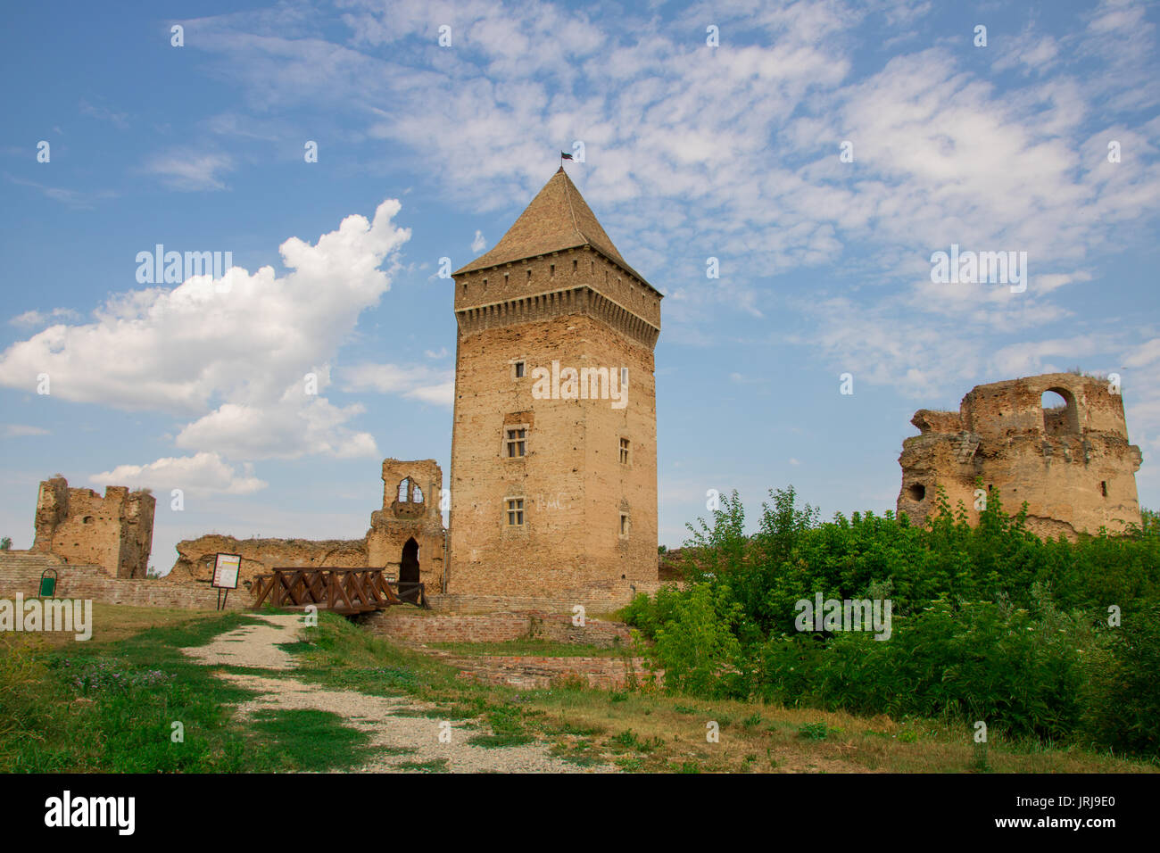 Bac fortezza nella provincia serba di Vojvodina Foto Stock