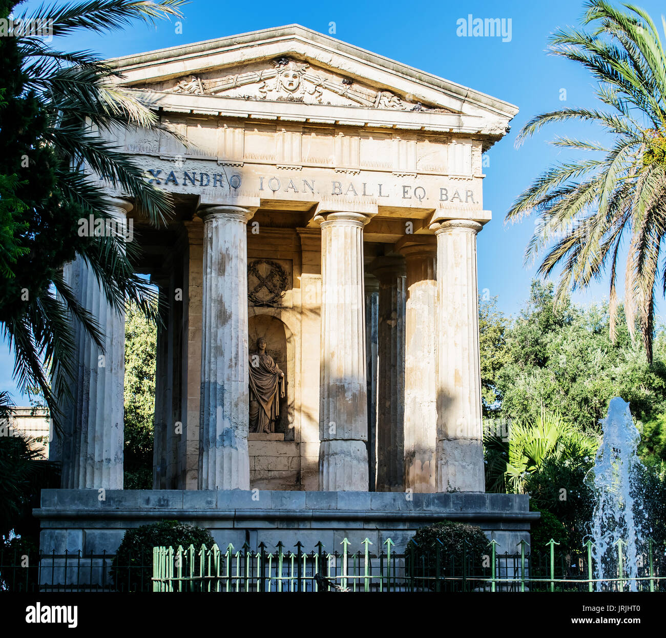 Alexander Ball era una figura fondamentale per i diplomatici e i militari di eventi che ha portato a Malta sotto la dominazione britannica. Foto Stock