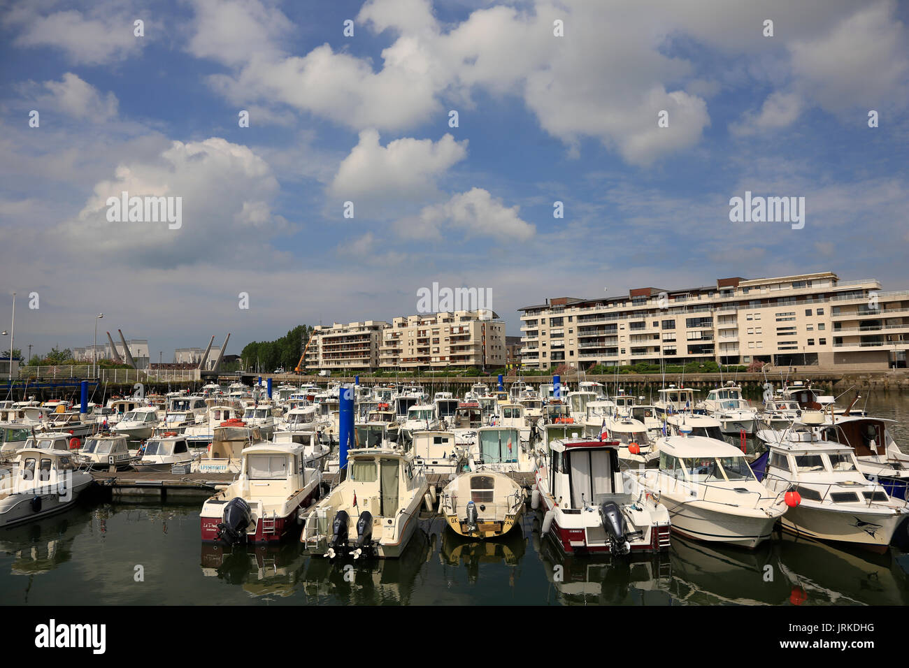 Bassin du Commerce, Dünkirchen, Hauts-de-France, Frankreich Foto Stock