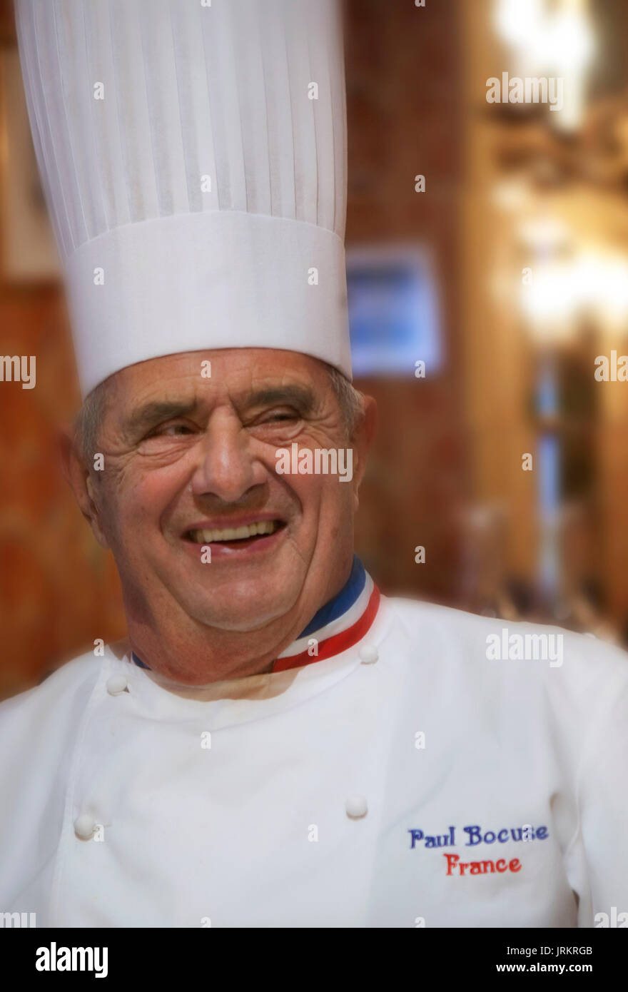 Europe-France-Rhone-Lyon-Collonge au Mont d'Or. Ristorante Paul Bocuse Foto Stock