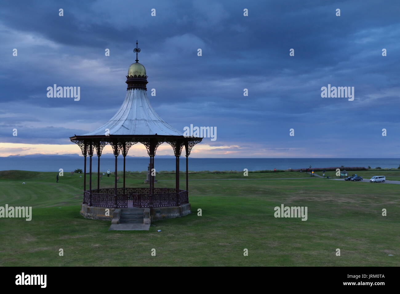 La Wallace Bandstand, Nairn, Scozia Foto Stock