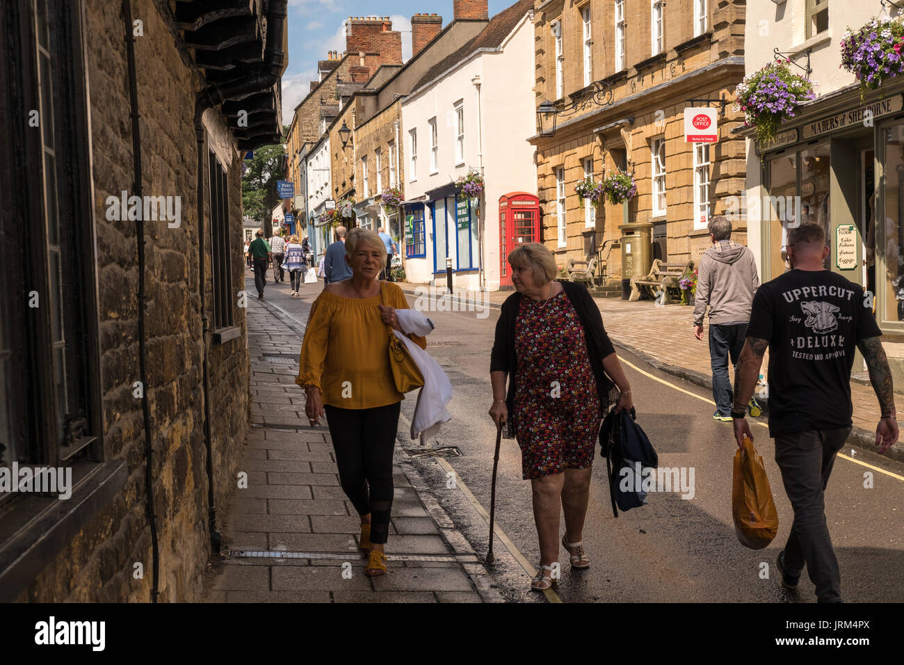 Sherborne è una città di mercato e parrocchia civile nel nord West Dorset, nel sud ovest dell'Inghilterra. È situato sul bordo della Blackmore Vale Foto Stock