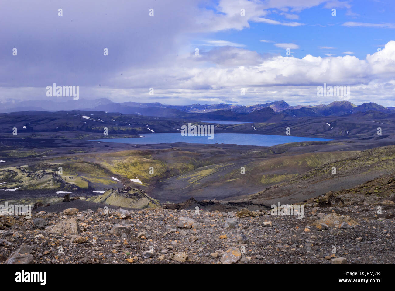 Laki vulcani, Islanda Foto Stock