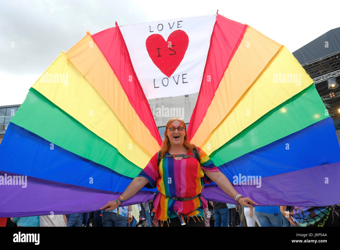 Leeds Pride Parade 2017 Foto Stock