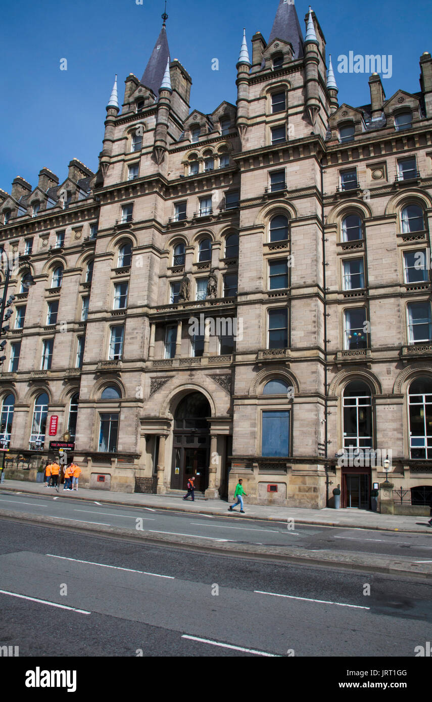 La North Western Hotel calce St Liverpool Merseyside England Foto Stock