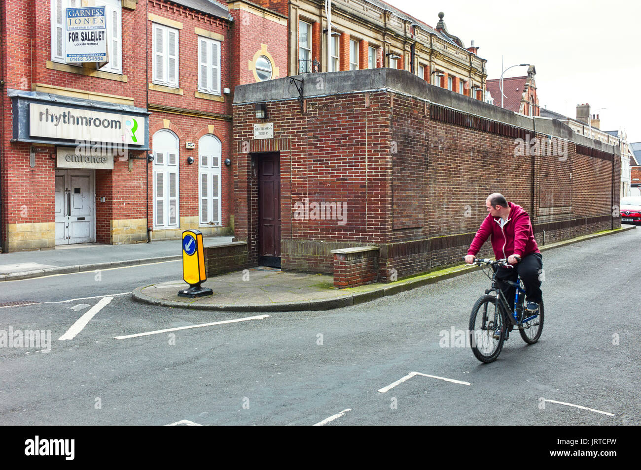 Wc pubblico blocco nel centro di Hull Foto Stock Wc pubblico blocco nel centro di Hull Foto Stock