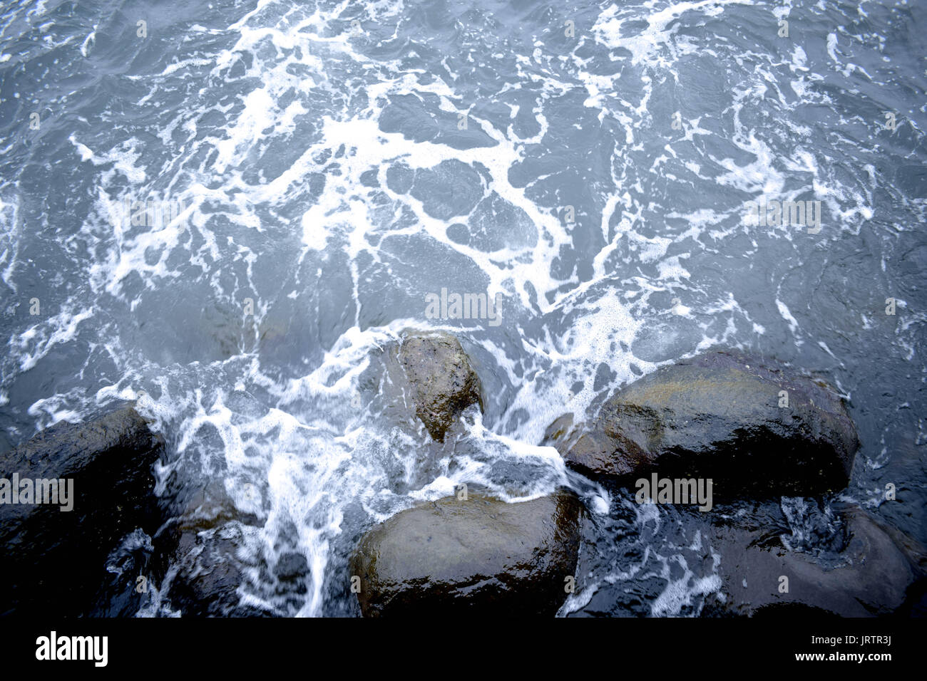 Bolle di mare Mare delle Filippine Foto Stock