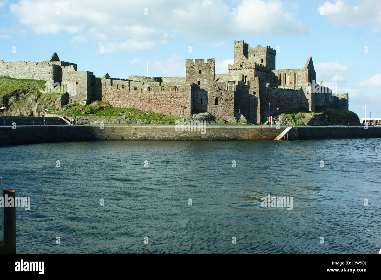Il castello di pelare, sbucciare Isola di Man Foto Stock