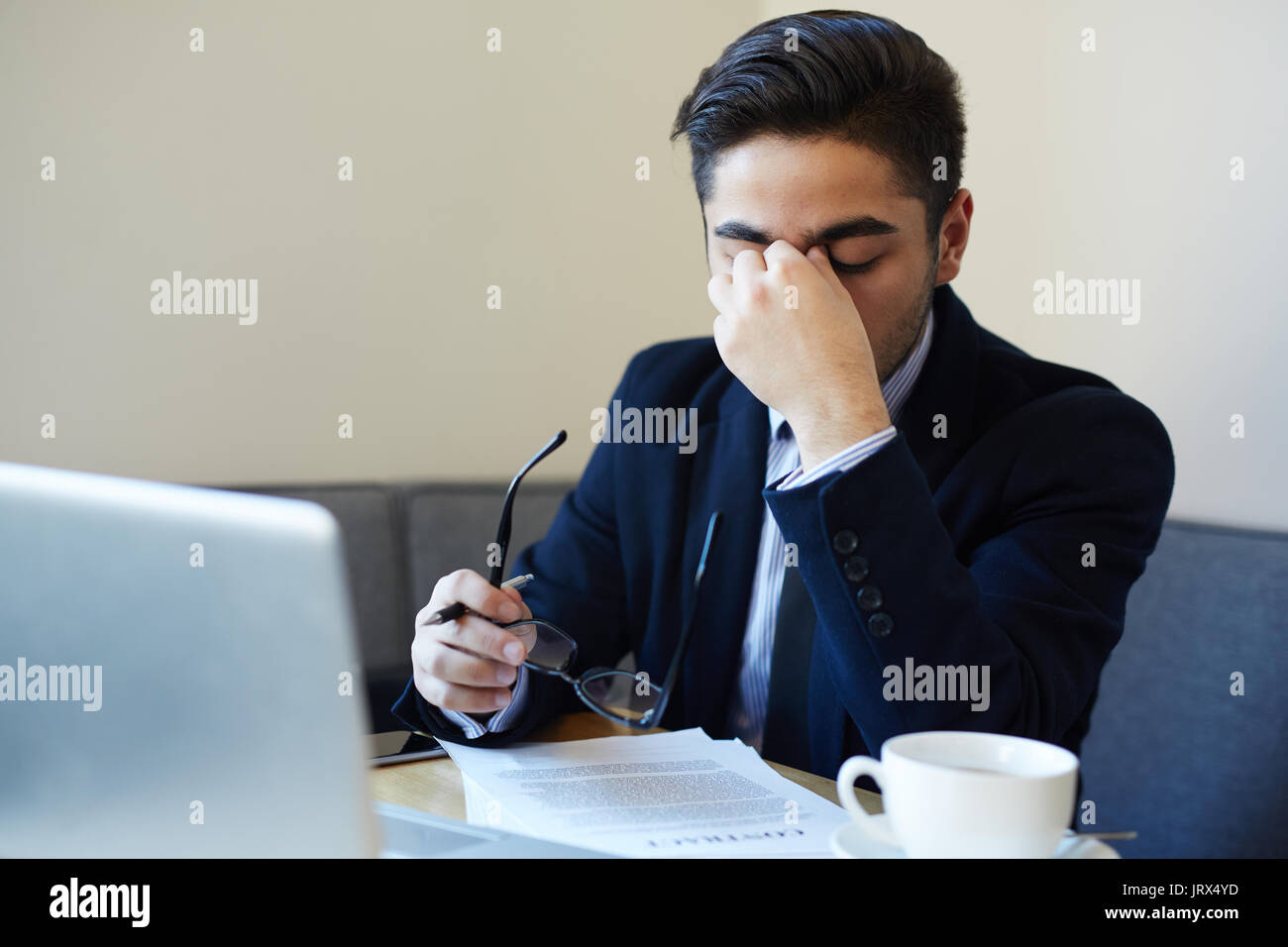 Lo stress della giornata Foto Stock