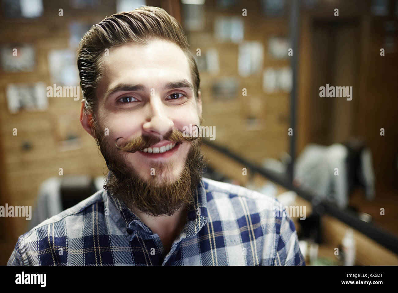 Ragazzo del parrucchiere Foto Stock