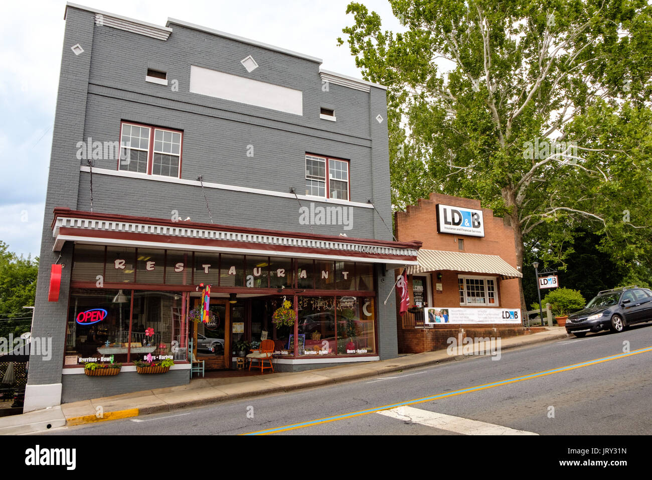 55 East Main Street Brew House & Grill, Hudson edificio Hardware, Luray, Virginia Foto Stock