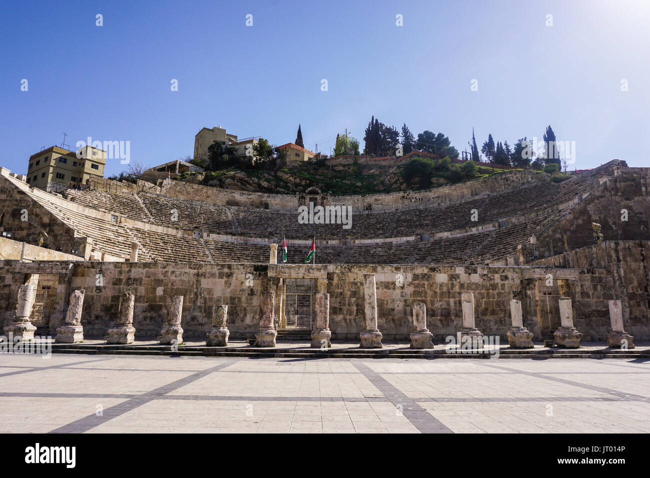 Il teatro romano di Amman Foto Stock