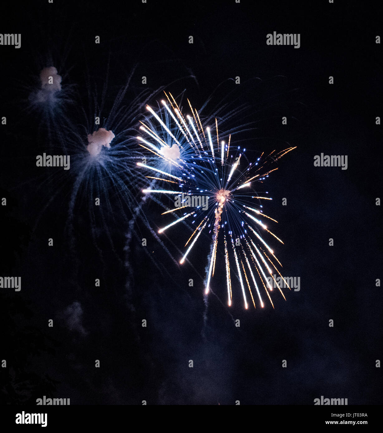 Celebrazione di fuochi d'artificio Foto Stock