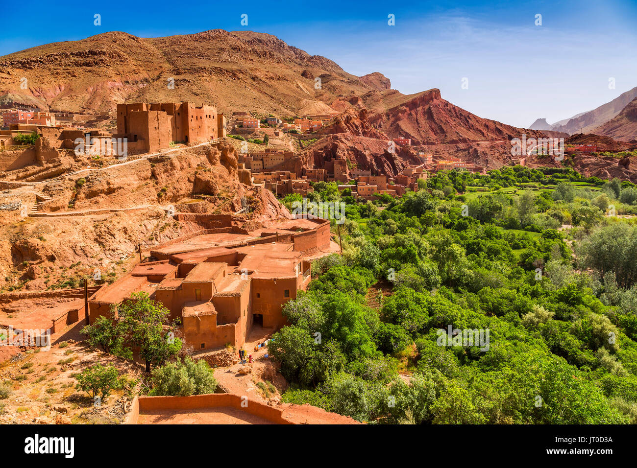 Dades Valley, Dades gole, Alto Atlante. Il Marocco, Maghreb Nord Africa Foto Stock