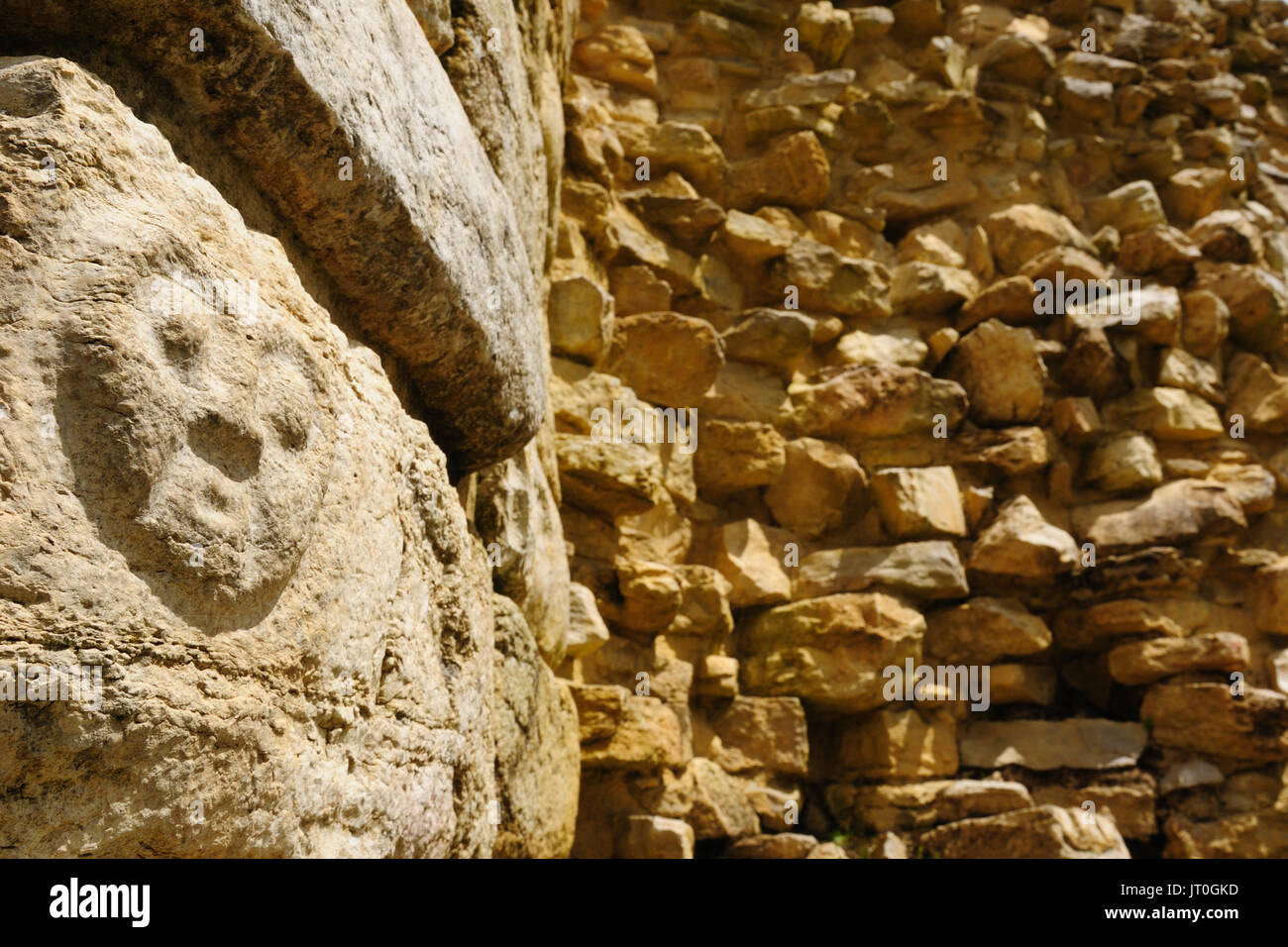 Il Perù, Kuelap abbinati in grandezza solo mediante il Machu Picchu, questa cittadella in rovina città in montagna vicino a Chachapoyas. Costruito AD 900 e 1100, Foto Stock