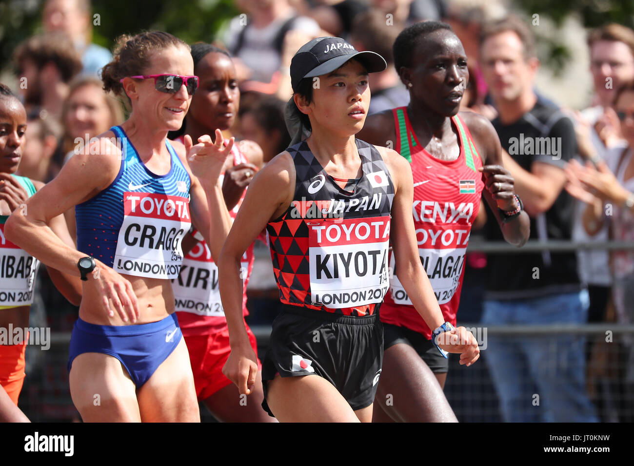 Londra, Regno Unito. Il 6 agosto, 2017. Mao Kiyota (JPN) : atletica leggera IAAF Campionati del Mondo Londra 2017 femminile alla maratona di Londra, UK . Credito: YUTAKA AFLO/sport/Alamy Live News Foto Stock