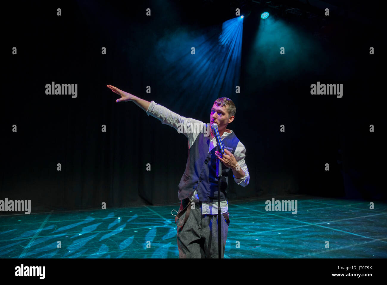 Edinburgh Fringe 2017 Pleasence esordiente commedia Gala Foto Stock