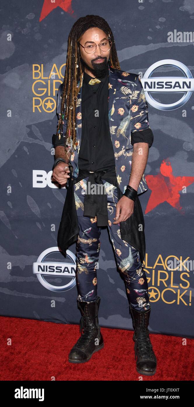 Newark, NJ, Stati Uniti d'America. 5 Ago, 2017. Ty Hunter presso gli arrivi di BET di Black Girls Rock! 2017, NJPAC, Newark, NJ Agosto 5, 2017. Credito: RCF/Everett raccolta/Alamy Live News Foto Stock