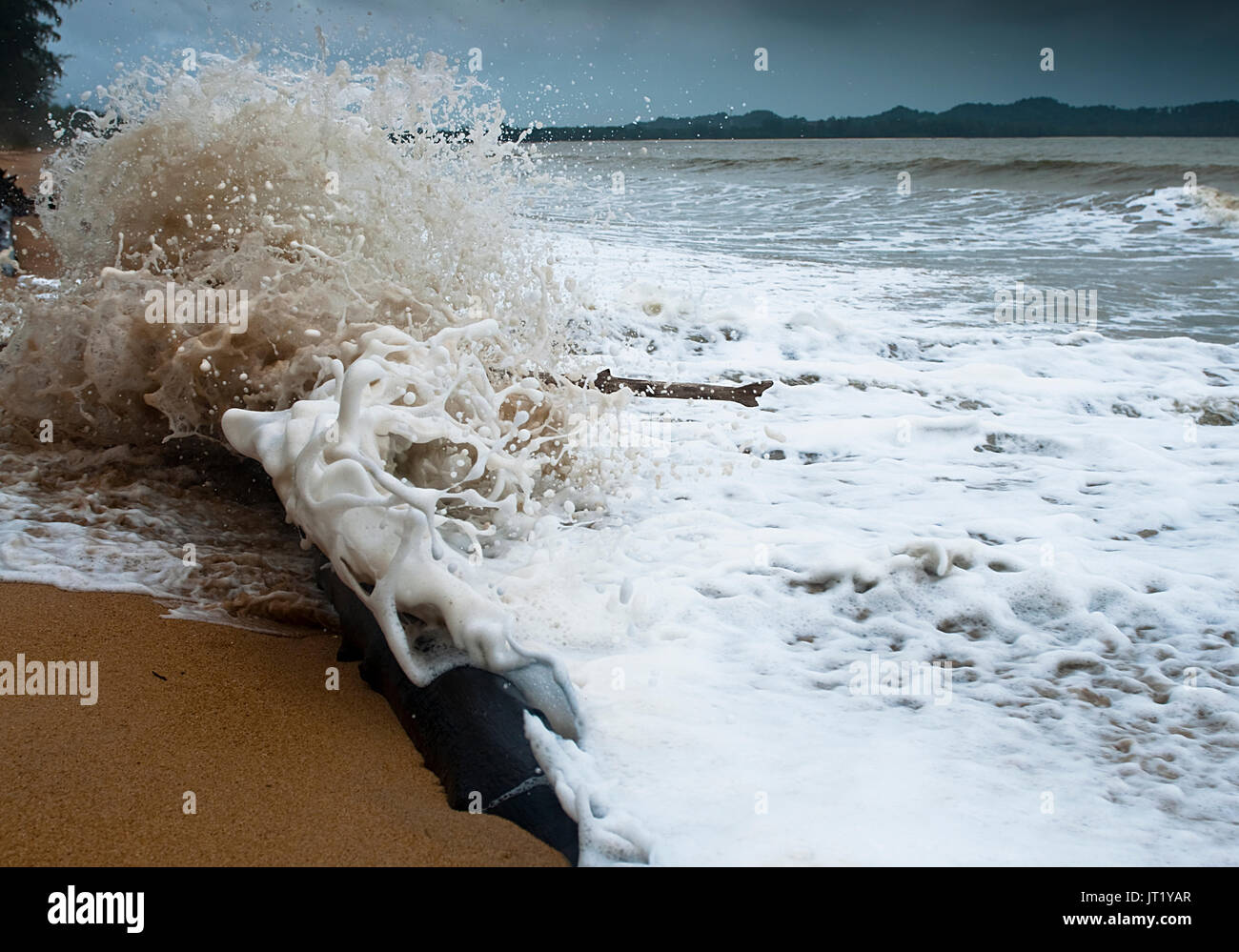 Spiaggia di CHERATING PAHANG MALAYSIA Foto Stock