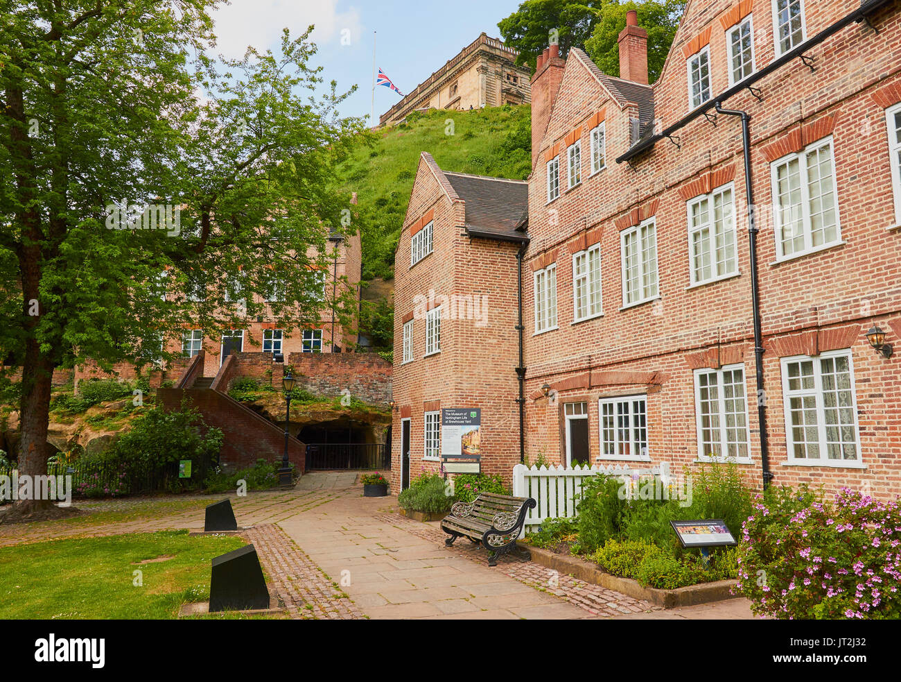 Museo di Nottingham la vita in tini di filtrazione cantiere, Nottingham, Nottinghamshire, East Midlands, Inghilterra Foto Stock