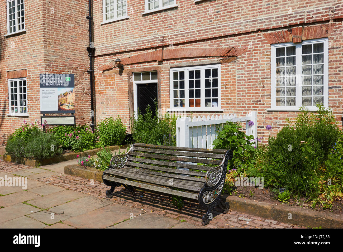Museo di Nottingham la vita in tini di filtrazione cantiere, Nottingham, Nottinghamshire, East Midlands, Inghilterra Foto Stock