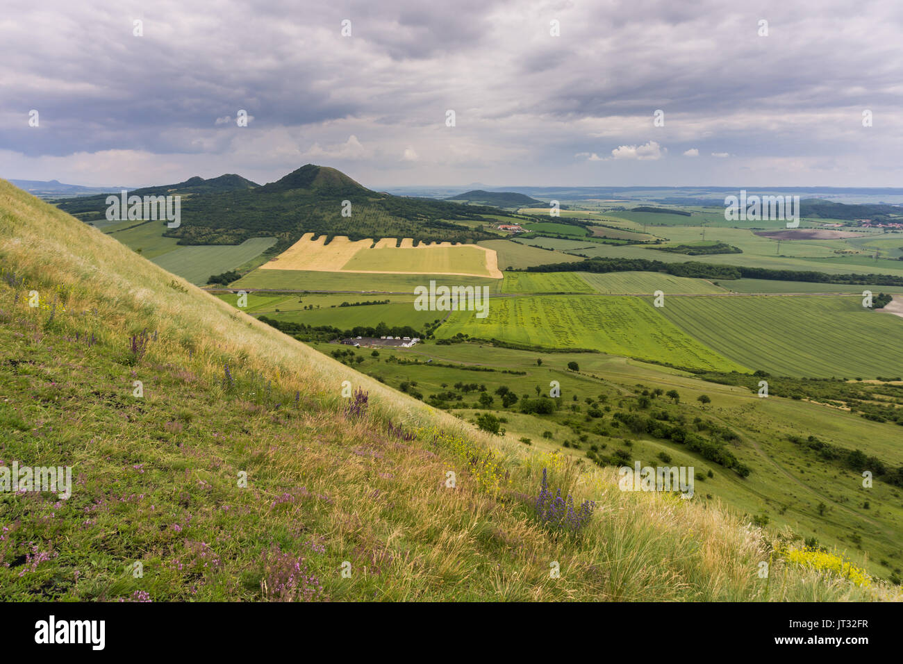 Tempesta proveniente da centrali Uplads boema Foto Stock