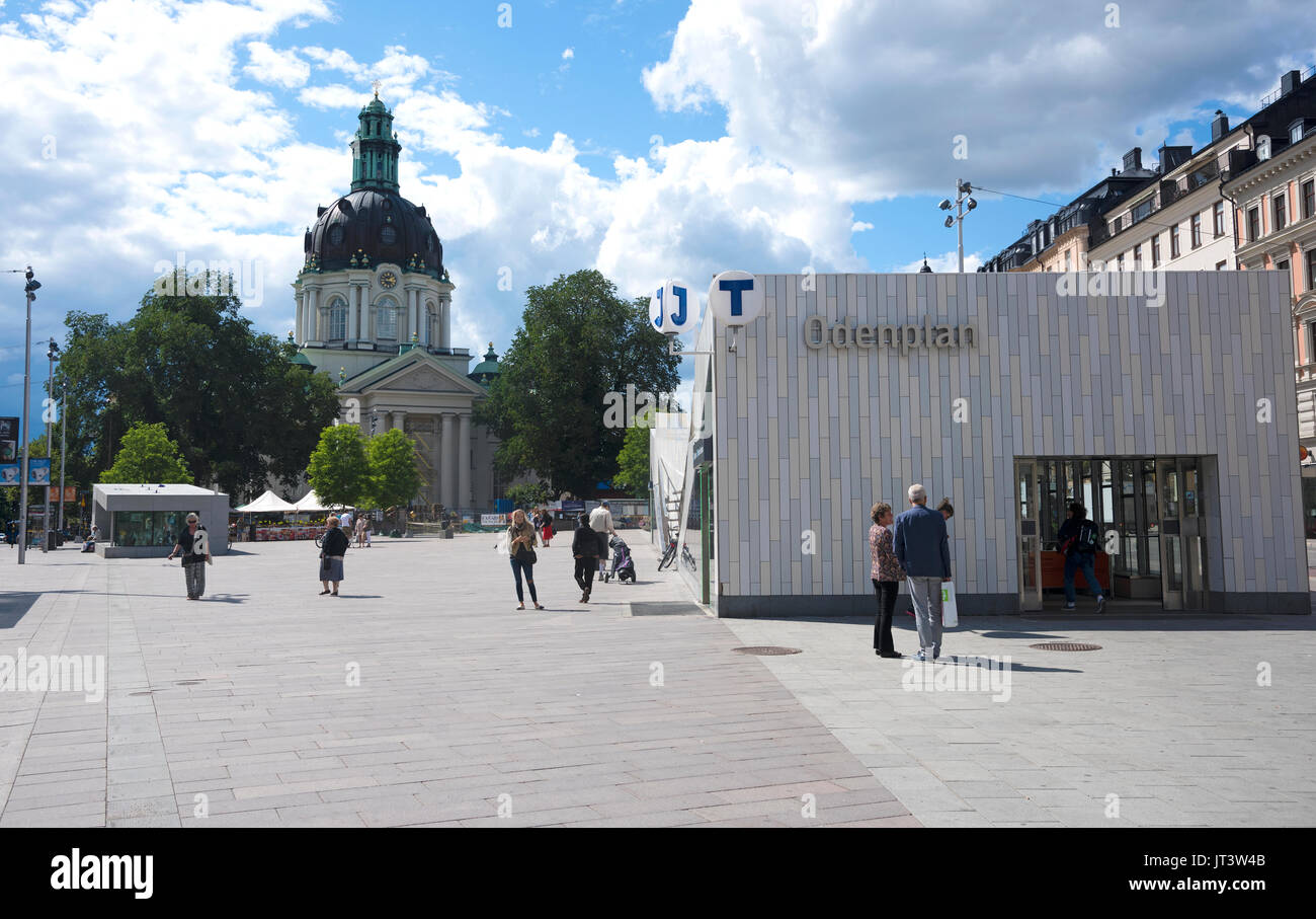 La Chiesa di Gustav Vasa a Odenplan a Stoccolma, Svezia Foto Stock