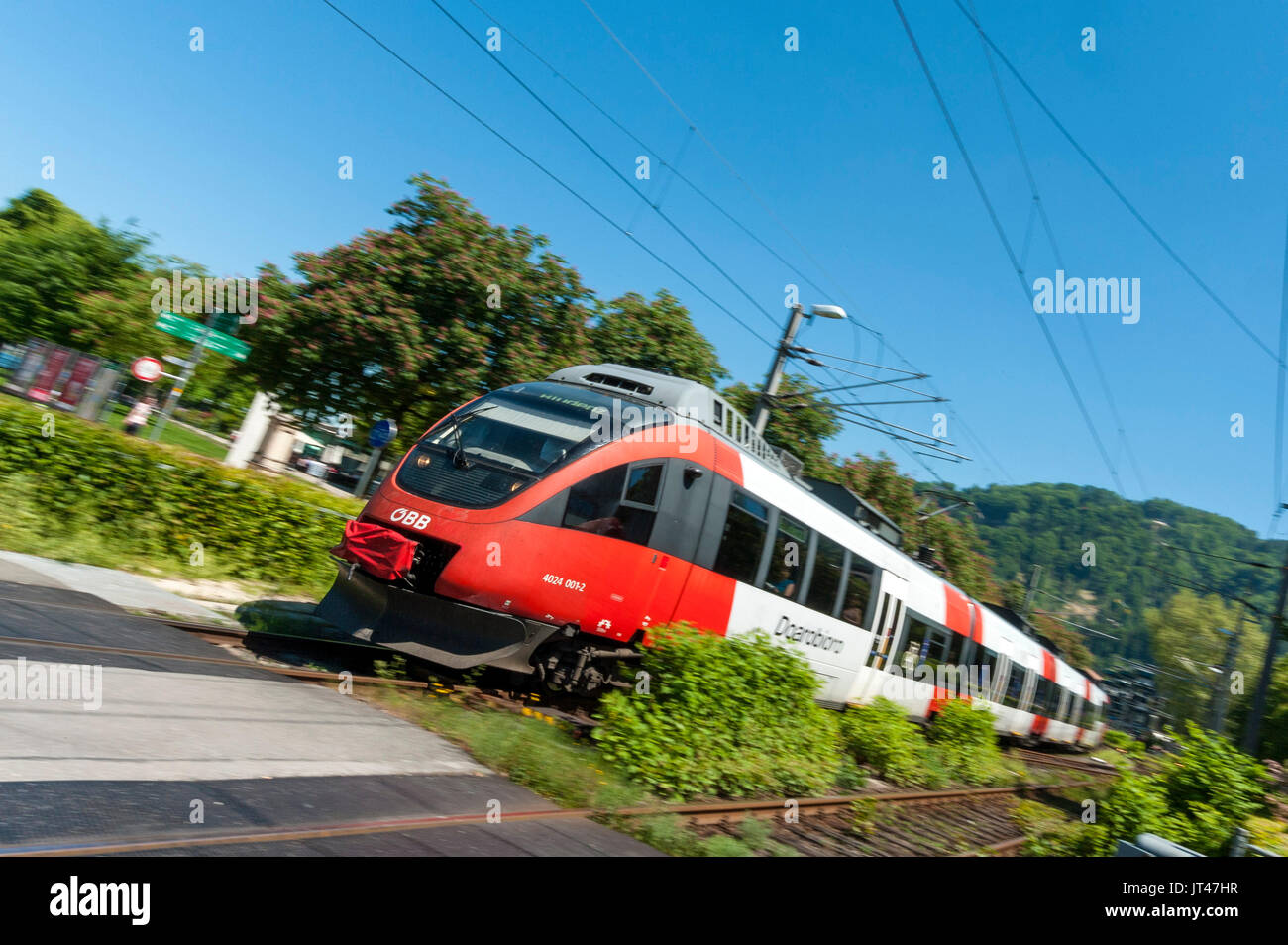 ÖBB treno locale di Bregenz, Austria Foto Stock