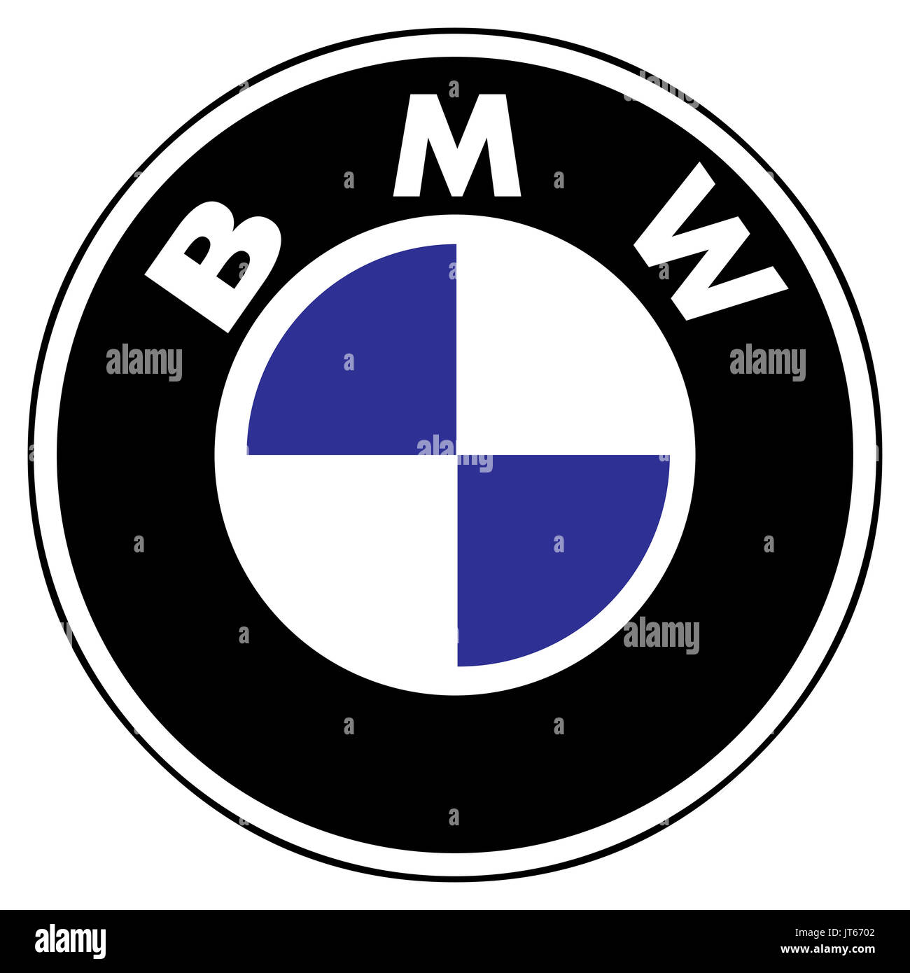 BMW, tedesco auto aziendale, logo della società DAX 30 aziende Foto Stock