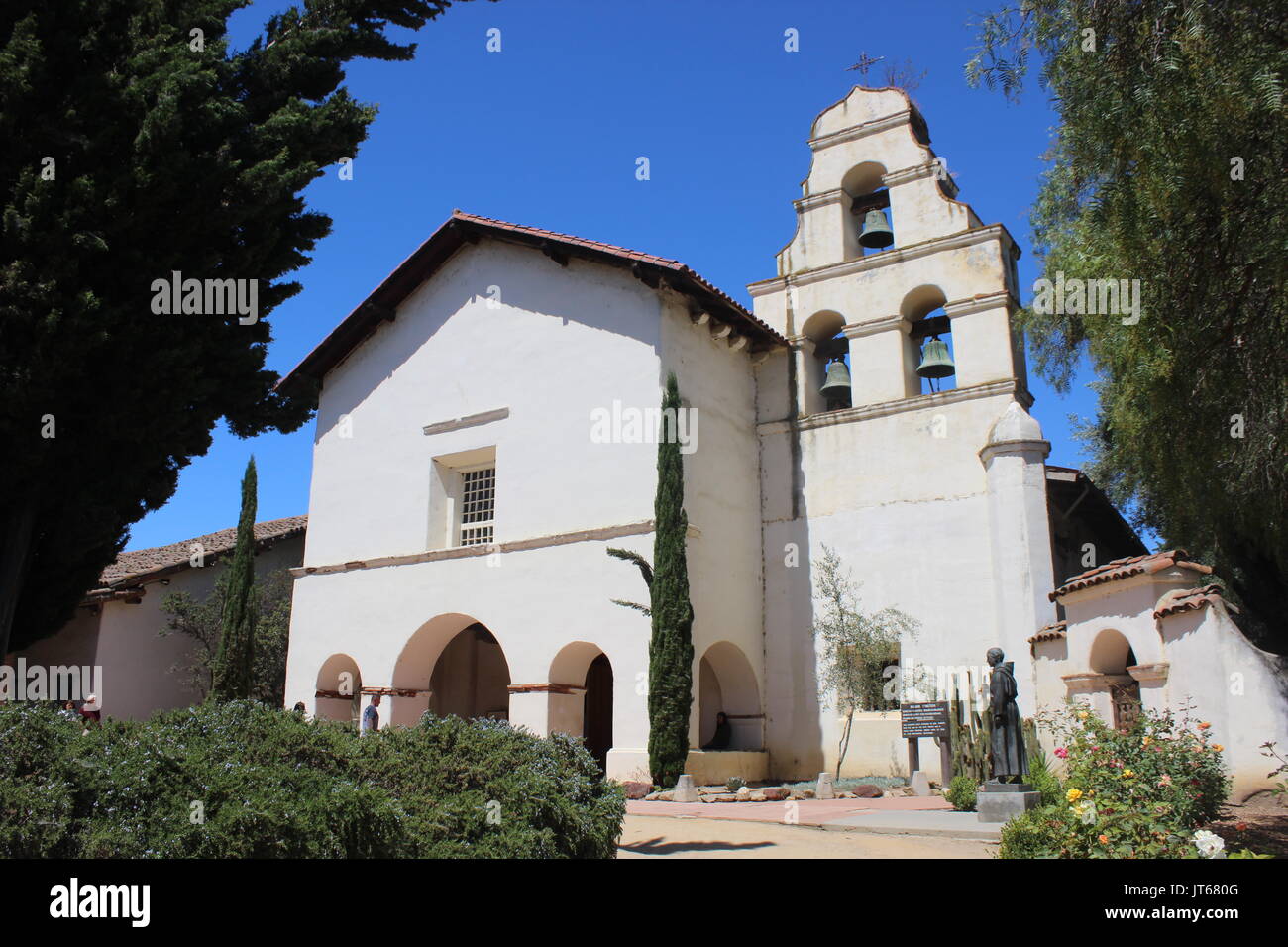 La missione di San Juan Bautista, California Foto Stock