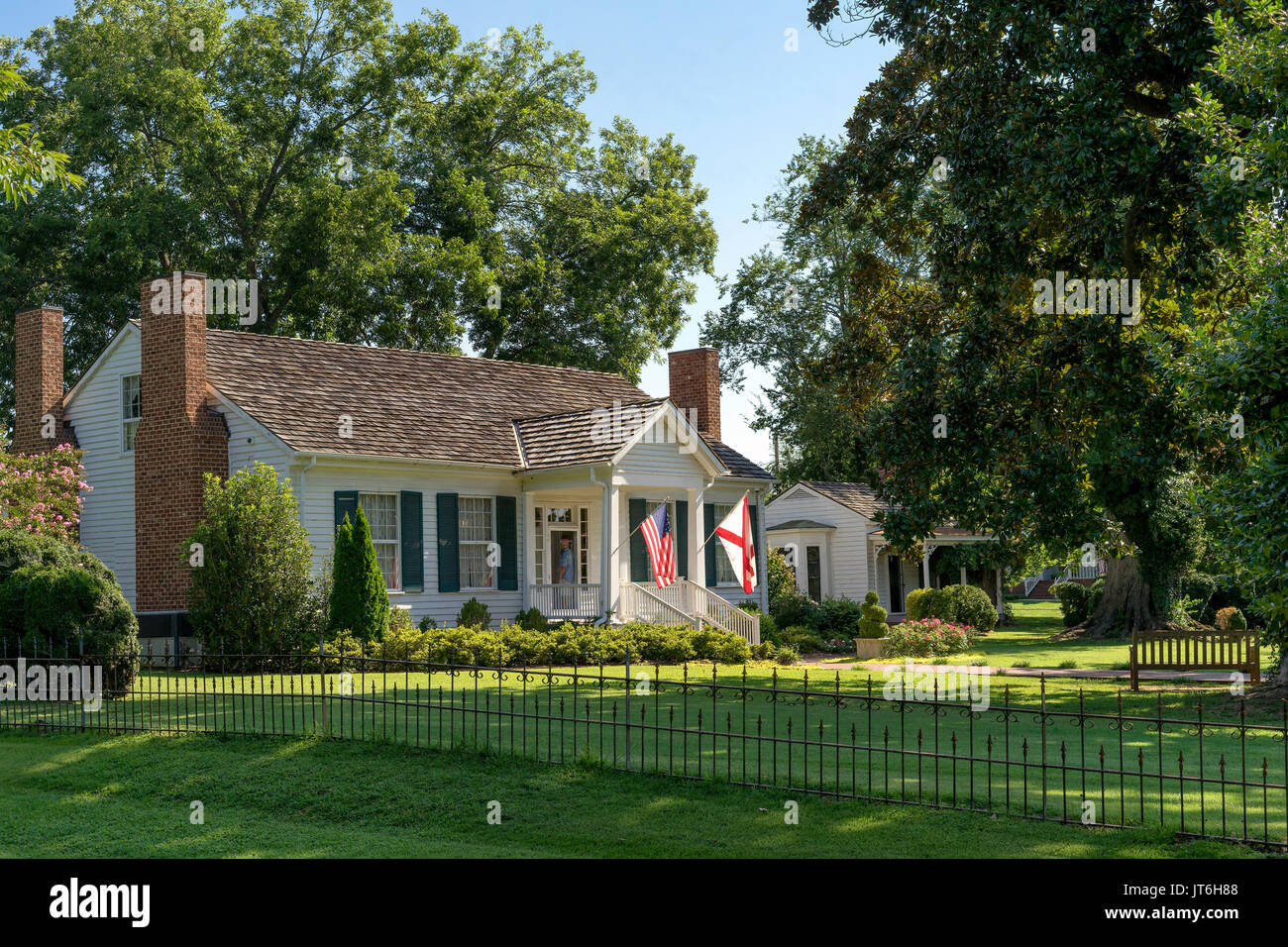 Helen Kellers nascita home in Tuscumbia, Alabama. Foto Stock