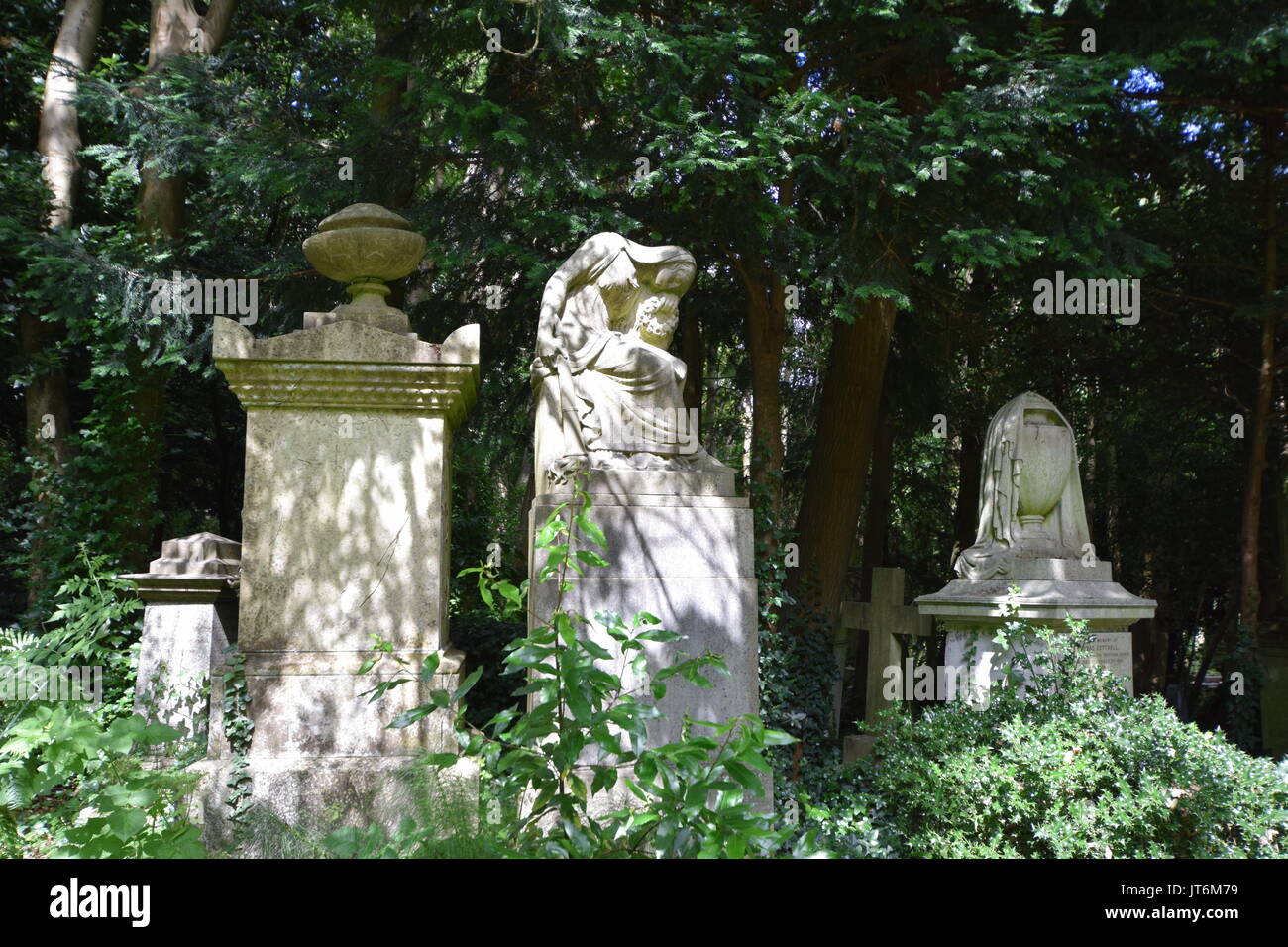 Il cimitero di Highgate West 2017 Foto Stock