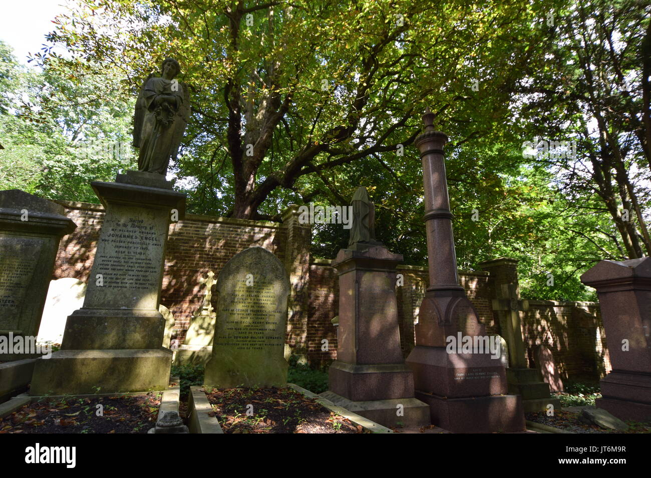 Il cimitero di Highgate West 2017 Foto Stock