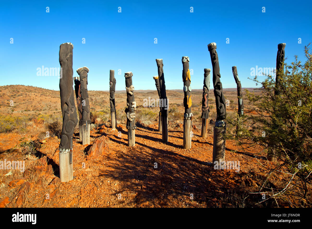 La flora e la Fauna santuario Broken Hill Nuovo Galles del Sud Australia Foto Stock