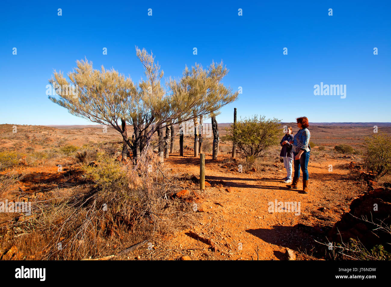 La flora e la Fauna santuario Broken Hill Nuovo Galles del Sud Australia Foto Stock
