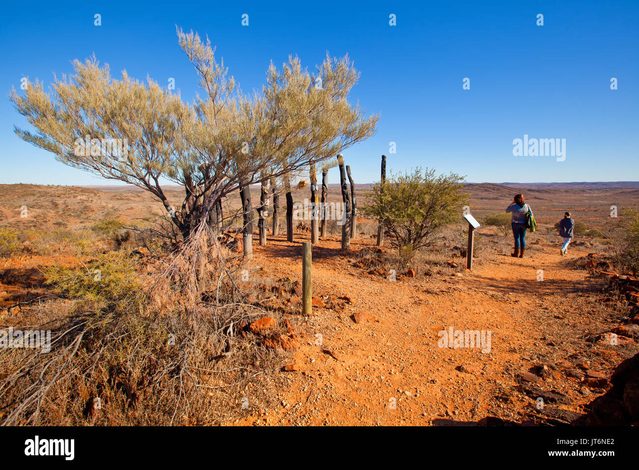 La flora e la Fauna santuario Broken Hill Nuovo Galles del Sud Australia Foto Stock