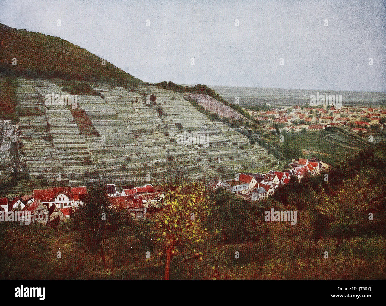 Foto storiche di Bad Duerkheim, Germania, digitale migliorata la riproduzione di un immagine pubblicata tra 1880 - 1885 Foto Stock